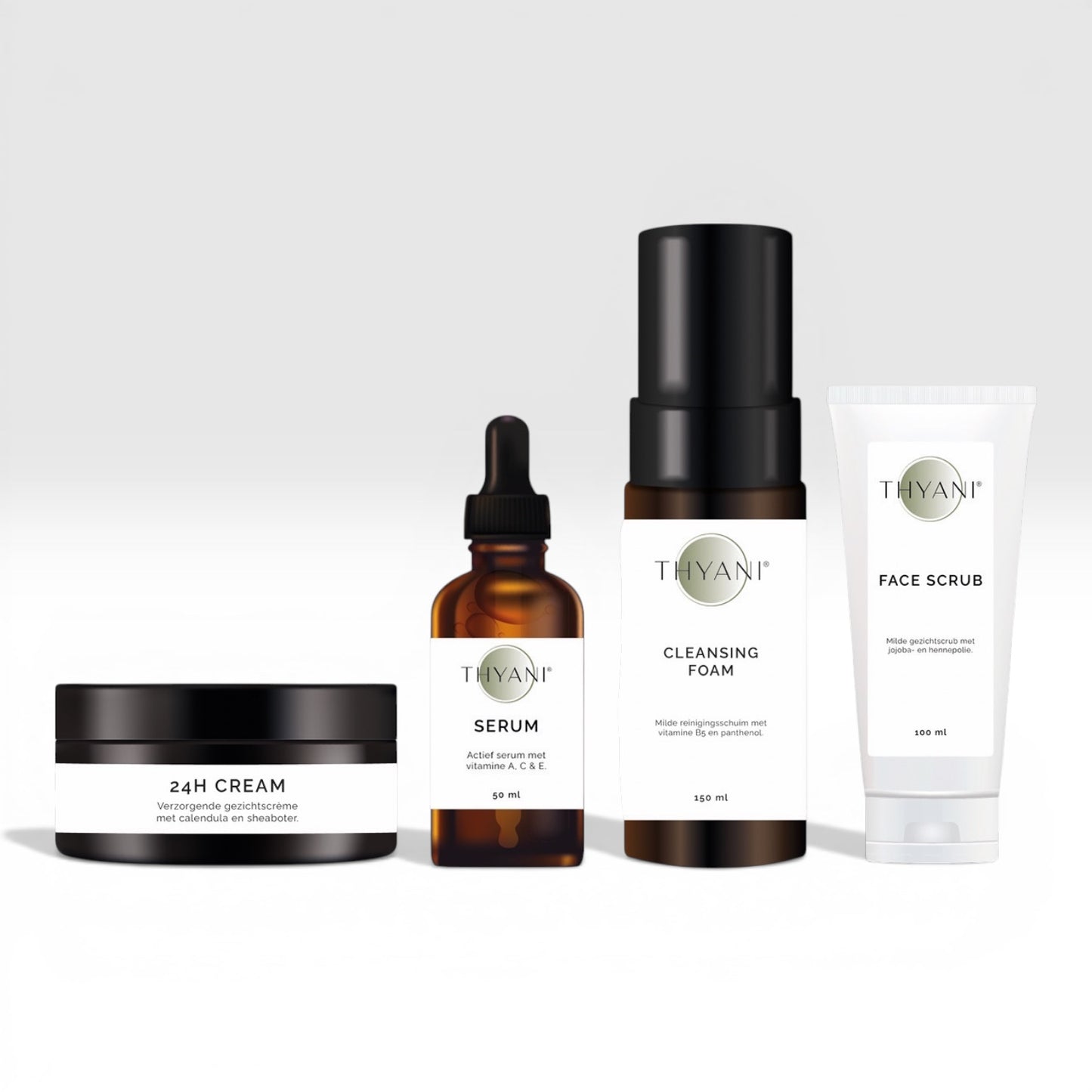 Dagelijkse vegan huidverzorging set
