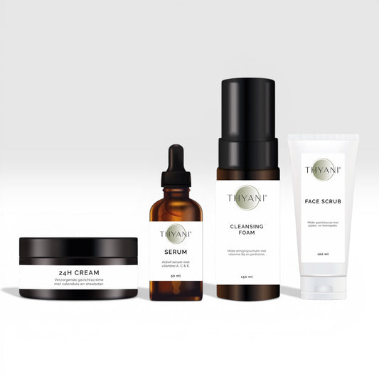 Dagelijkse vegan huidverzorging set